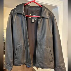 Eddie Bauer Black Leather Jacket